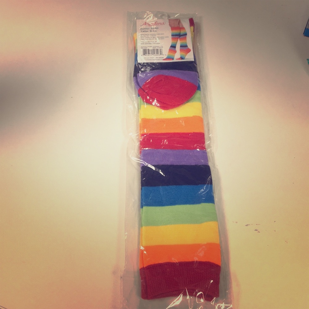 Rainbow socks